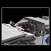 Thumbnail for Building Blocks MOC 27019 Mini Delorean-12 Time Car Bricks Toys Construction Set Toys - 9