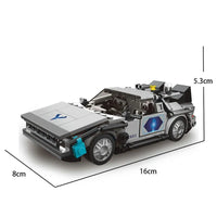 Thumbnail for Building Blocks MOC 27019 Mini Delorean-12 Time Car Bricks Toys - 6