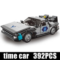 Thumbnail for Building Blocks MOC 27019 Mini Delorean-12 Time Car Bricks Toys Construction Set Toys - 3