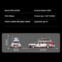 Thumbnail for Building Blocks MOC 27020 Mini Famous Ghost Bus Car Kids Bricks Toy Construction Set Toys - 6