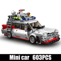 Thumbnail for Building Blocks MOC 27020 Mini Famous Ghost Bus Car Kids Bricks Toy Construction Set Toys - 1