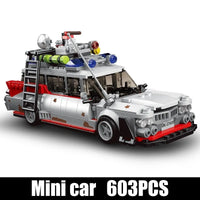 Thumbnail for Building Blocks MOC 27020 Mini Famous Ghost Bus Car Kids Bricks Toy - 1