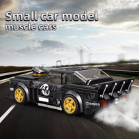 Thumbnail for Building Blocks MOC 27024 Mini 1965 Muscle Mustang Racing Car Bricks Toys Construction Set Toys - 10