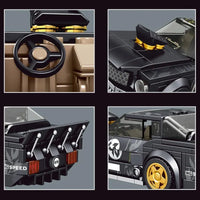 Thumbnail for Building Blocks MOC 27024 Mini 1965 Muscle Mustang Racing Car Bricks Toys Construction Set Toys - 8