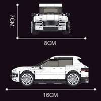 Thumbnail for Building Blocks MOC 27025 Mini Off Road Porsche Cayenne SUV Car Bricks Toys - 6