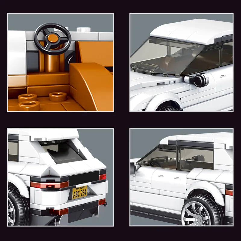 Building Blocks MOC 27025 Mini Off Road Porsche Cayenne SUV Car Bricks Toys Construction Set Toys - 4