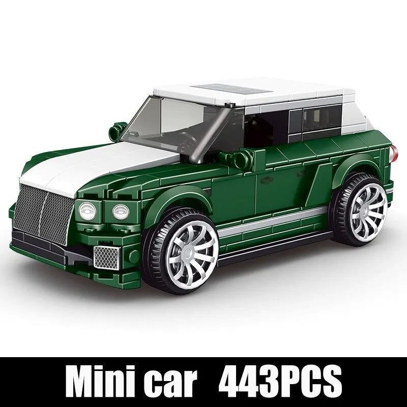 Building Blocks MOC 27026 Mini Coupe Classic Sports Car Bricks Toys Construction Set Toys - 1