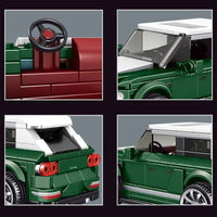 Thumbnail for Building Blocks MOC 27026 Mini Coupe Classic Sports Car Bricks Toys - 3