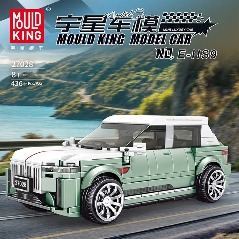 Building Blocks MOC 27028 Mini Hong qi HS9 Racing Super Car Bricks Toys - 2