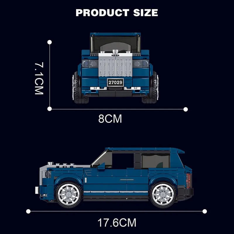 Building Blocks MOC 27029 Mini RR Cullinan Super Classic Car Bricks Toy Construction Set Toys - 3