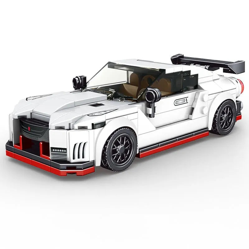 Building Blocks MOC 27031 Mini GTR Racing Super Car Bricks Toys Construction Set Toys - 1