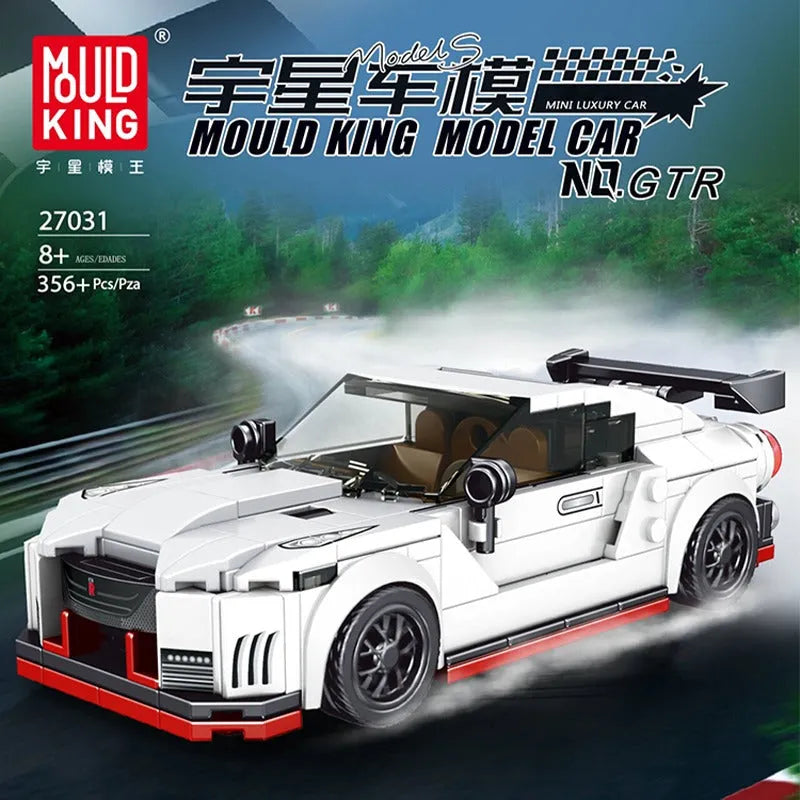 Building Blocks MOC 27031 Mini GTR Racing Super Car Bricks Toys - 2