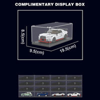 Thumbnail for Building Blocks MOC 27031 Mini GTR Racing Super Car Bricks Toys Construction Set Toys - 4