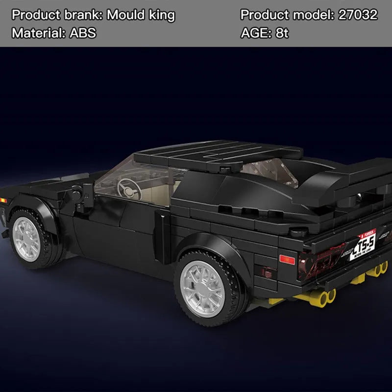 Building Blocks MOC 27032 Mini GTS 5 Super Racing Car Bricks Toy Construction Set Toys - 3