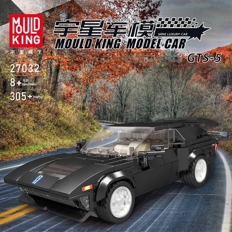 Building Blocks MOC 27032 Mini GTS 5 Super Racing Car Bricks Toy Construction Set Toys - 2