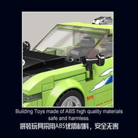 Thumbnail for Building Blocks MOC 27033 Mini Eclipse Super Racing Car Bricks Toy Construction Set Toys - 6