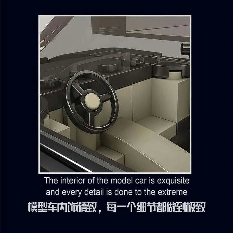 Building Blocks MOC 27033 Mini Eclipse Super Racing Car Bricks Toy Construction Set Toys - 5