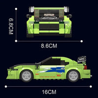 Thumbnail for Building Blocks MOC 27033 Mini Eclipse Super Racing Car Bricks Toy - 2