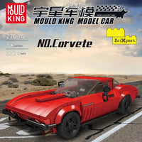Thumbnail for Building Blocks MOC 27034 Mini Corvette Classic Racing Car Bricks Toy Construction Set Toys - 1