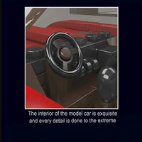 Thumbnail for Building Blocks MOC 27034 Mini Corvette Classic Racing Car Bricks Toy Construction Set Toys - 3