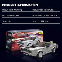 Thumbnail for Building Blocks MOC 27035 Mini Classic Charger Racing Car Bricks Toy - 3