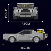 Thumbnail for Building Blocks MOC 27035 Mini Classic Charger Racing Car Bricks Toy - 2