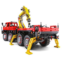 Thumbnail for Building Blocks MOC APP Motorized Articulated Off-Road Truck Bricks Toy 13146 Construction Set Toys - 9