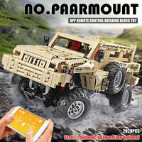 Thumbnail for Building Blocks MOC APP Motorized Marauder Off-Road Truck Bricks Toy 13131 - 7