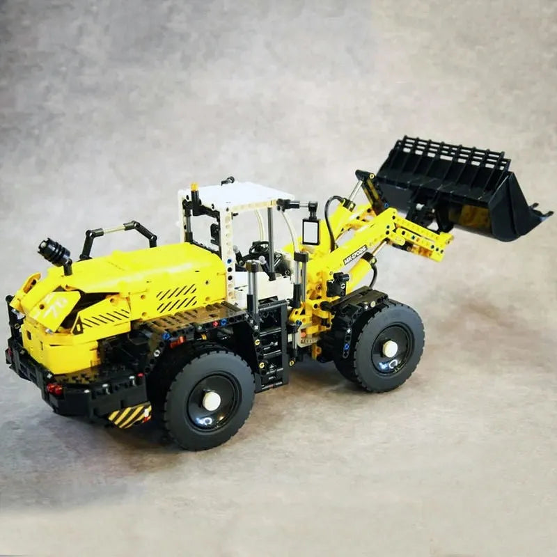 Building Blocks MOC APP Motorized Pneumatic loader Truck Excavator Bricks Toy - 14
