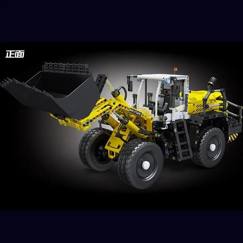 Building Blocks MOC APP Motorized Pneumatic loader Truck Excavator Bricks Toy - 4