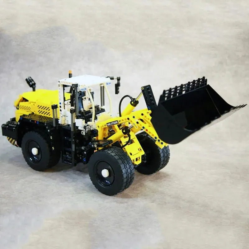 Building Blocks MOC APP Motorized Pneumatic loader Truck Excavator Bricks Toy - 12