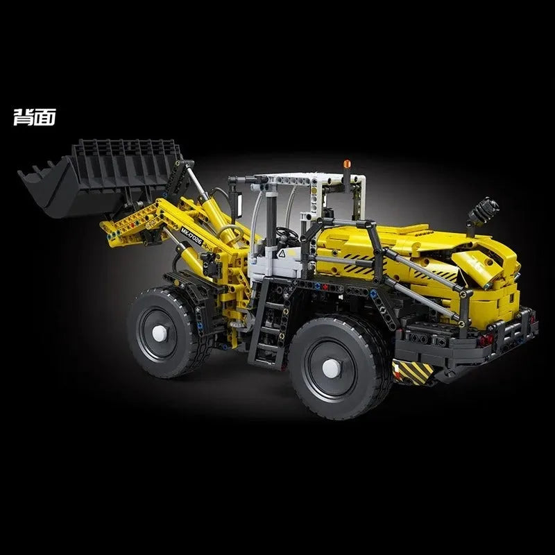 Building Blocks MOC APP Motorized Pneumatic loader Truck Excavator Bricks Toy - 5