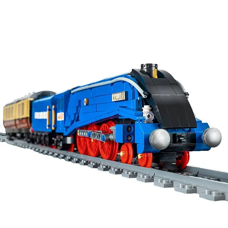 Building Blocks MOC APP Motorized RC Class A4 Pacific Mallard Train Bricks Toy Construction Set Toys - 2