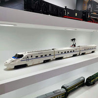 Thumbnail for Building Blocks MOC APP Motorized RC CRH2 High-Speed Train Bricks Toy Construction Set Toys - 10