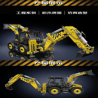 Thumbnail for Building Blocks MOC APP Motorized RC Excavator loader Bulldozer Truck Bricks Toy - 3