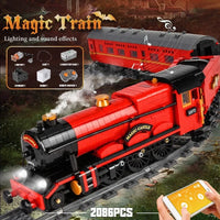 Thumbnail for Building Blocks MOC APP Motorized RC Magic Castle Train Bricks Toy 12010 - 5