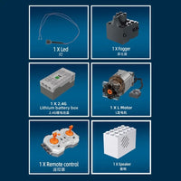 Thumbnail for Building Blocks MOC APP Motorized RC Magic Castle Train Bricks Toy 12010 - 9