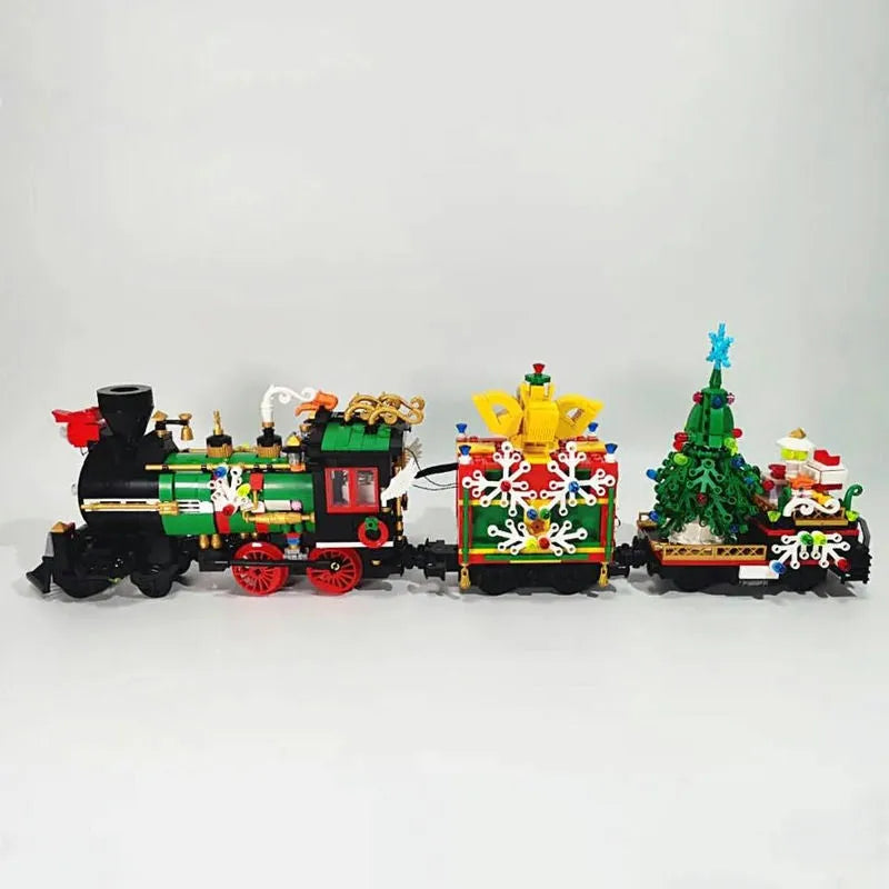 Building Blocks MOC APP Motorized RC Magic Christmas Train Bricks Toy - 20