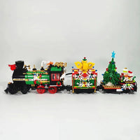 Thumbnail for Building Blocks MOC APP Motorized RC Magic Christmas Train Bricks Toy - 20