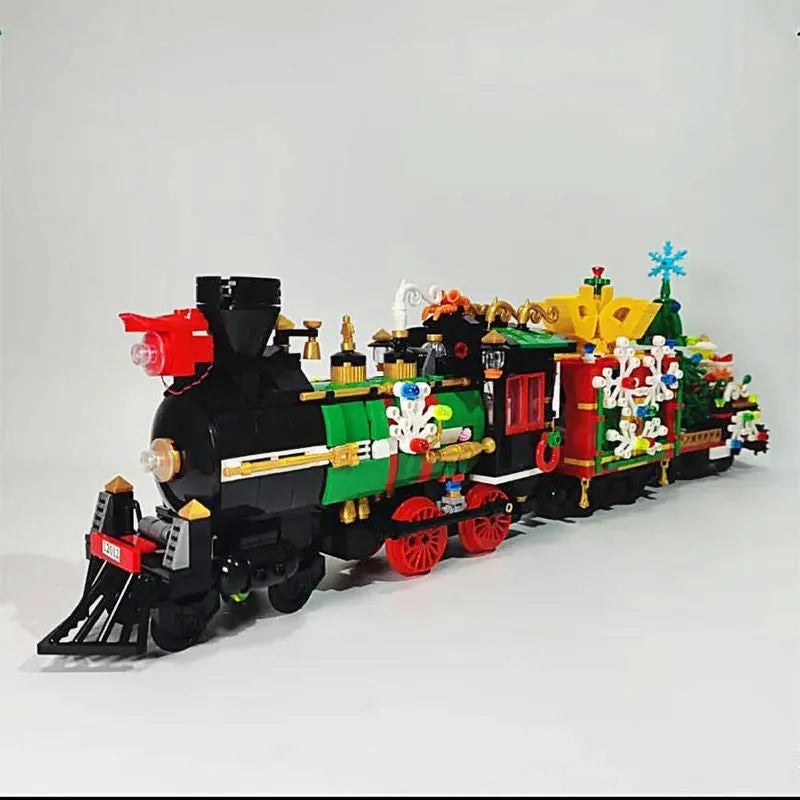 Building Blocks MOC APP Motorized RC Magic Christmas Train Bricks Toy - 21