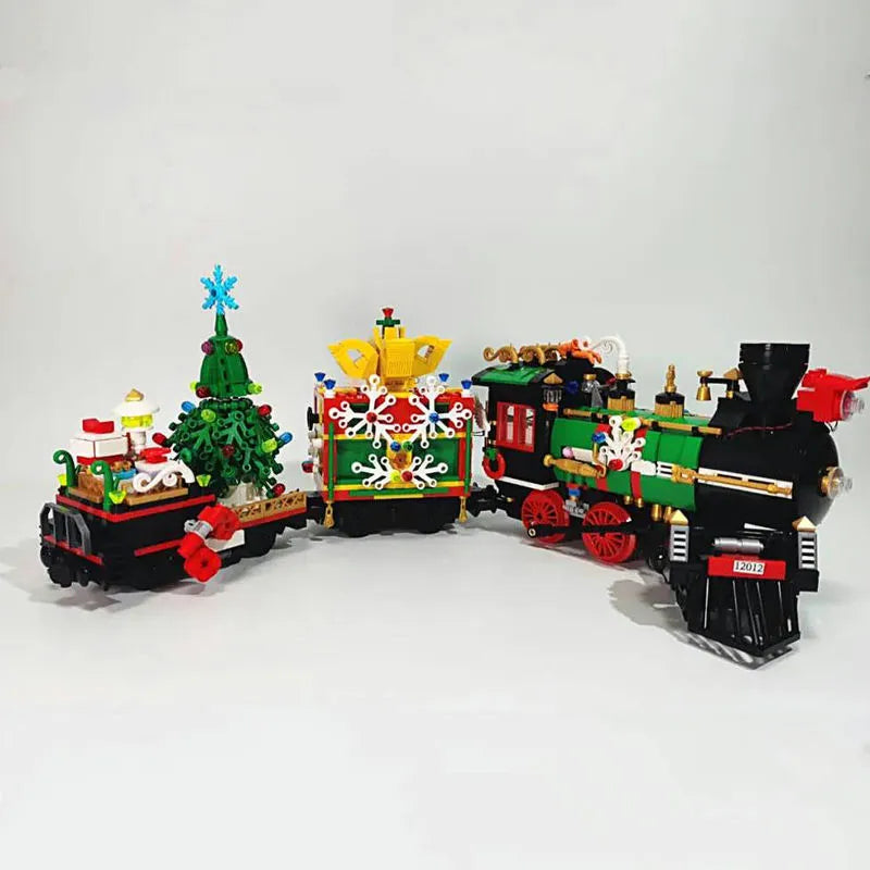 Building Blocks MOC APP Motorized RC Magic Christmas Train Bricks Toy - 22