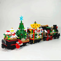 Thumbnail for Building Blocks MOC APP Motorized RC Magic Christmas Train Bricks Toy - 18