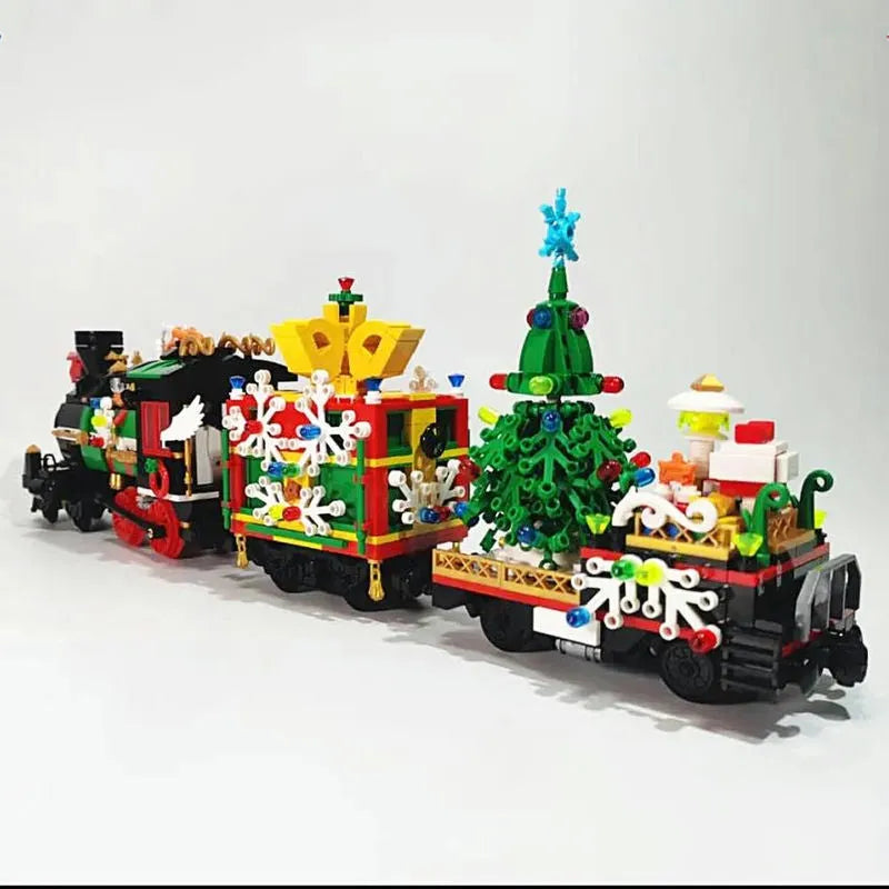 Building Blocks MOC APP Motorized RC Magic Christmas Train Bricks Toy - 19