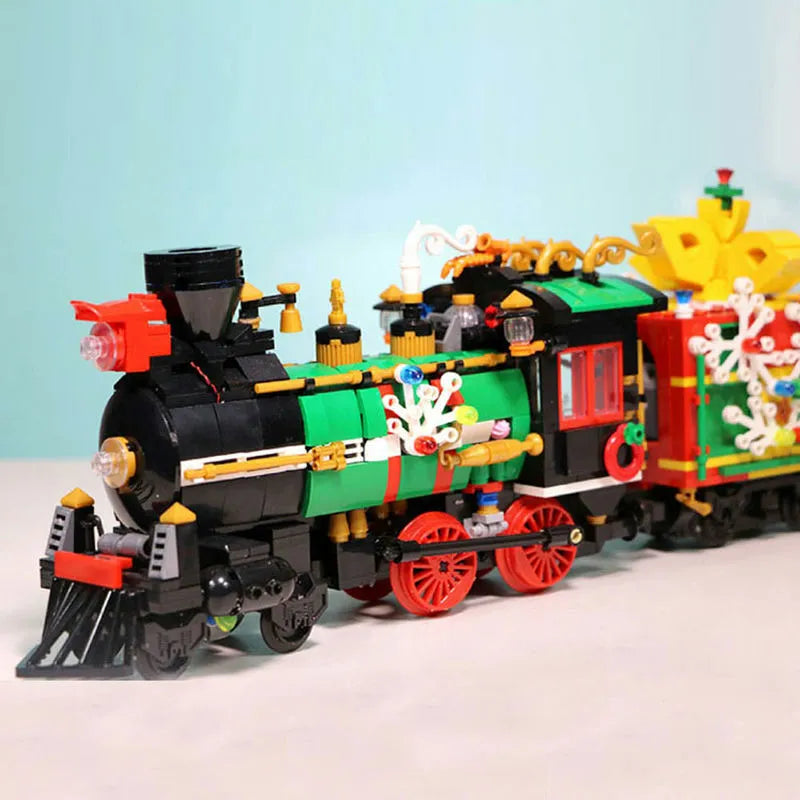 Building Blocks MOC APP Motorized RC Magic Christmas Train Bricks Toy - 24