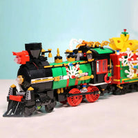 Thumbnail for Building Blocks MOC APP Motorized RC Magic Christmas Train Bricks Toy - 24