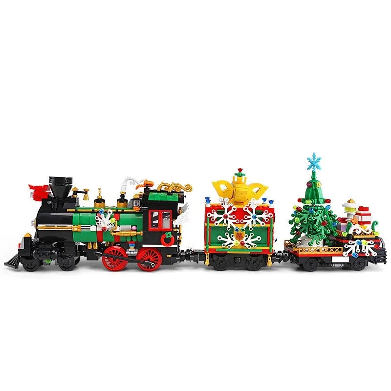 Building Blocks MOC APP Motorized RC Magic Christmas Train Bricks Toy - 8