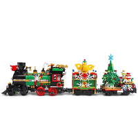 Thumbnail for Building Blocks MOC APP Motorized RC Magic Christmas Train Bricks Toy - 8