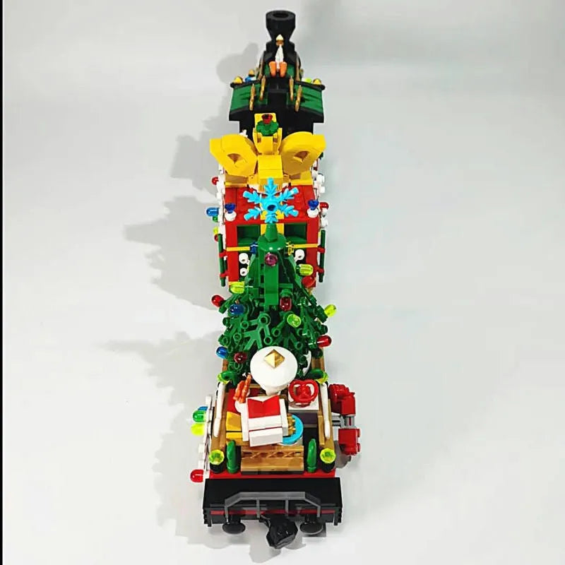Building Blocks MOC APP Motorized RC Magic Christmas Train Bricks Toy - 17