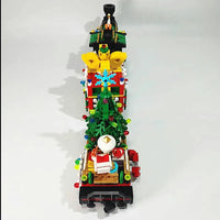 Thumbnail for Building Blocks MOC APP Motorized RC Magic Christmas Train Bricks Toy - 17