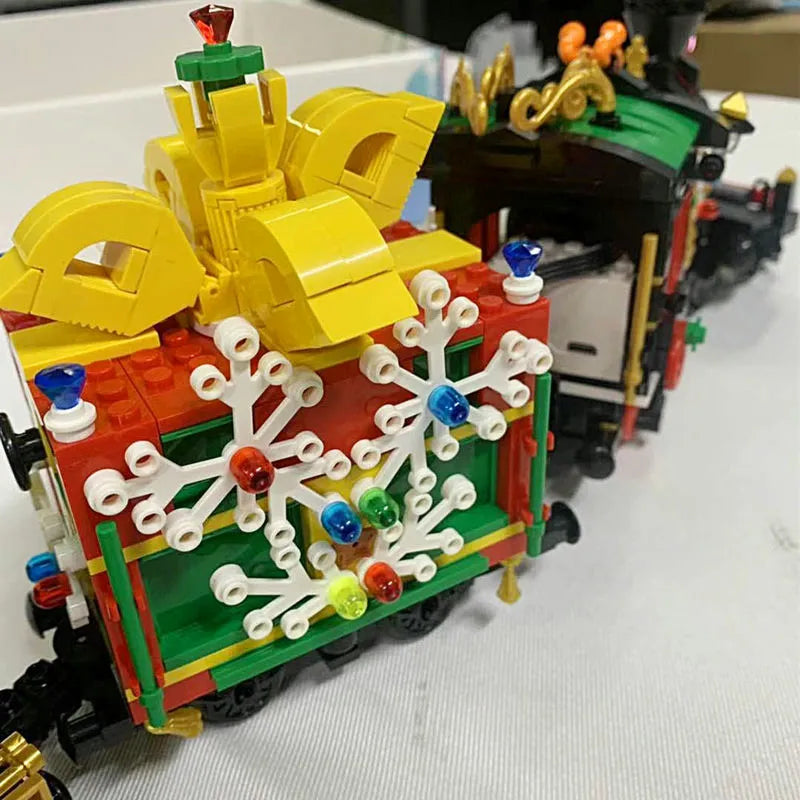 Building Blocks MOC APP Motorized RC Magic Christmas Train Bricks Toy - 23